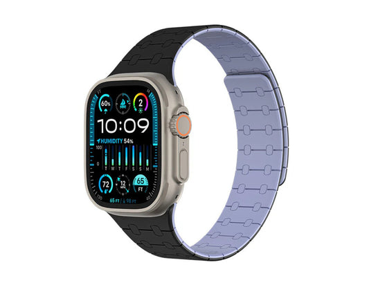 AmazingThing Smoothie Sport Silicone Magnetic Band for Apple Watch 49mm and 45mm, durable, adjustable magnetic closure, waterproof, at Thabthaba Store Qatar