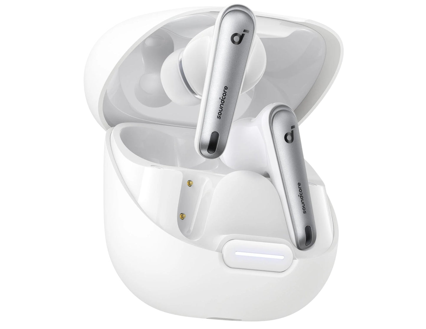 Anker Soundcore Liberty 4 NC earbuds in Clear White A3947H21 .