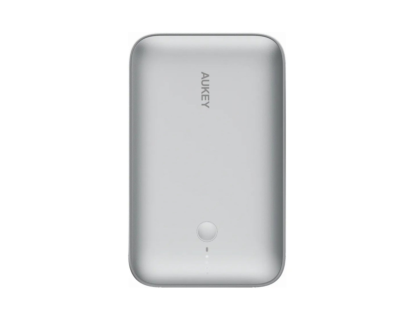 Aukey Spark Mini PB-Y57 20000mAh compact fast charging power bank white at Thabthaba Store Qatar.