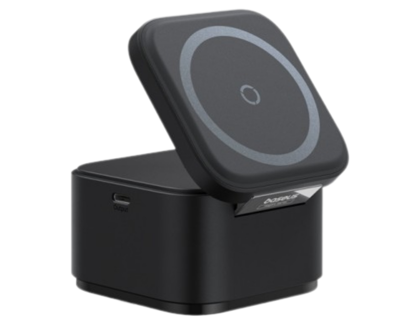 Side view of the Baseus MagPro Charger showing the foldable 60° adjustable design.