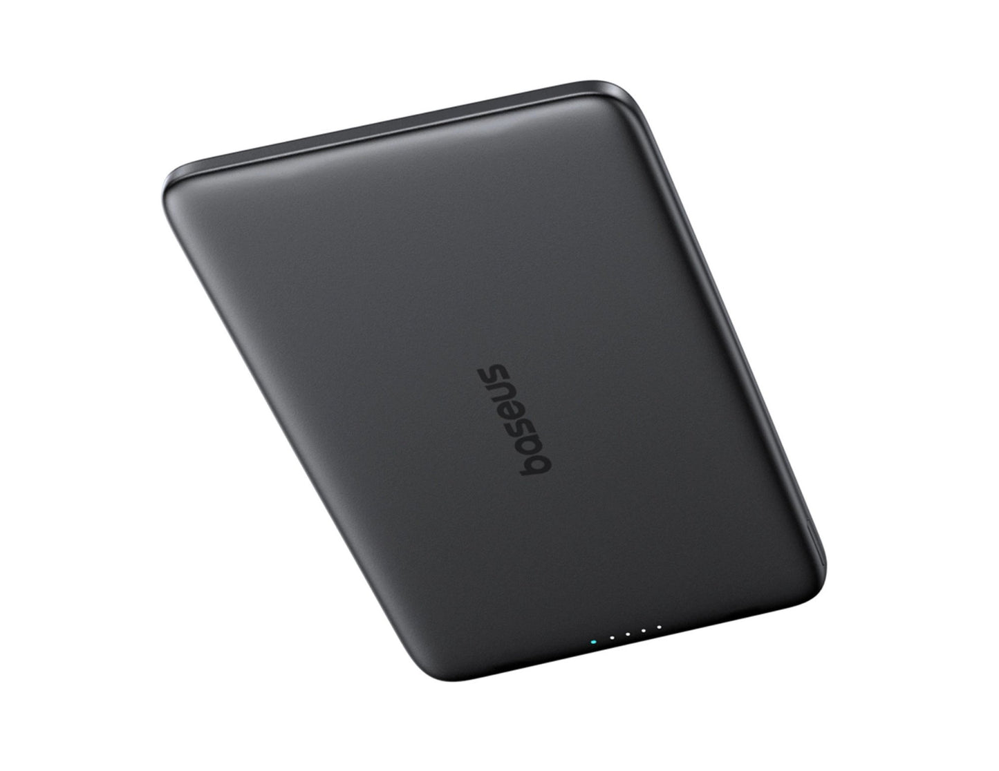 Baseus PicoGo AM41 Ultra-Slim Magnetic Power Bank 5000mAh 20W MagSafe LED display with USB-C 60W 30cm cable Cosmic Black model P1007680C123-00 Qatar