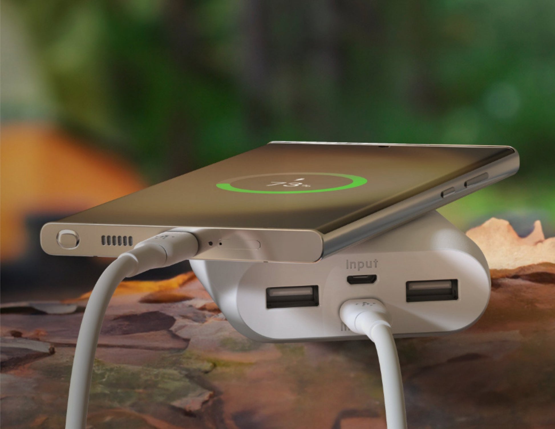 Belkin BOOSTCHARGE USB-C to USB-C 60W cable CAB003bt2M in black and white at Thabthaba Store Qatar