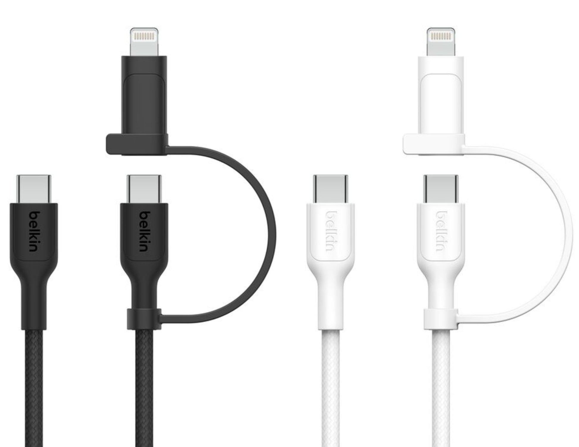 Belkin BoostCharge Pro 2-in-1 60W cable CAC003hq1.5M USB-C & Lightning, available at Thabthaba Store Qatar