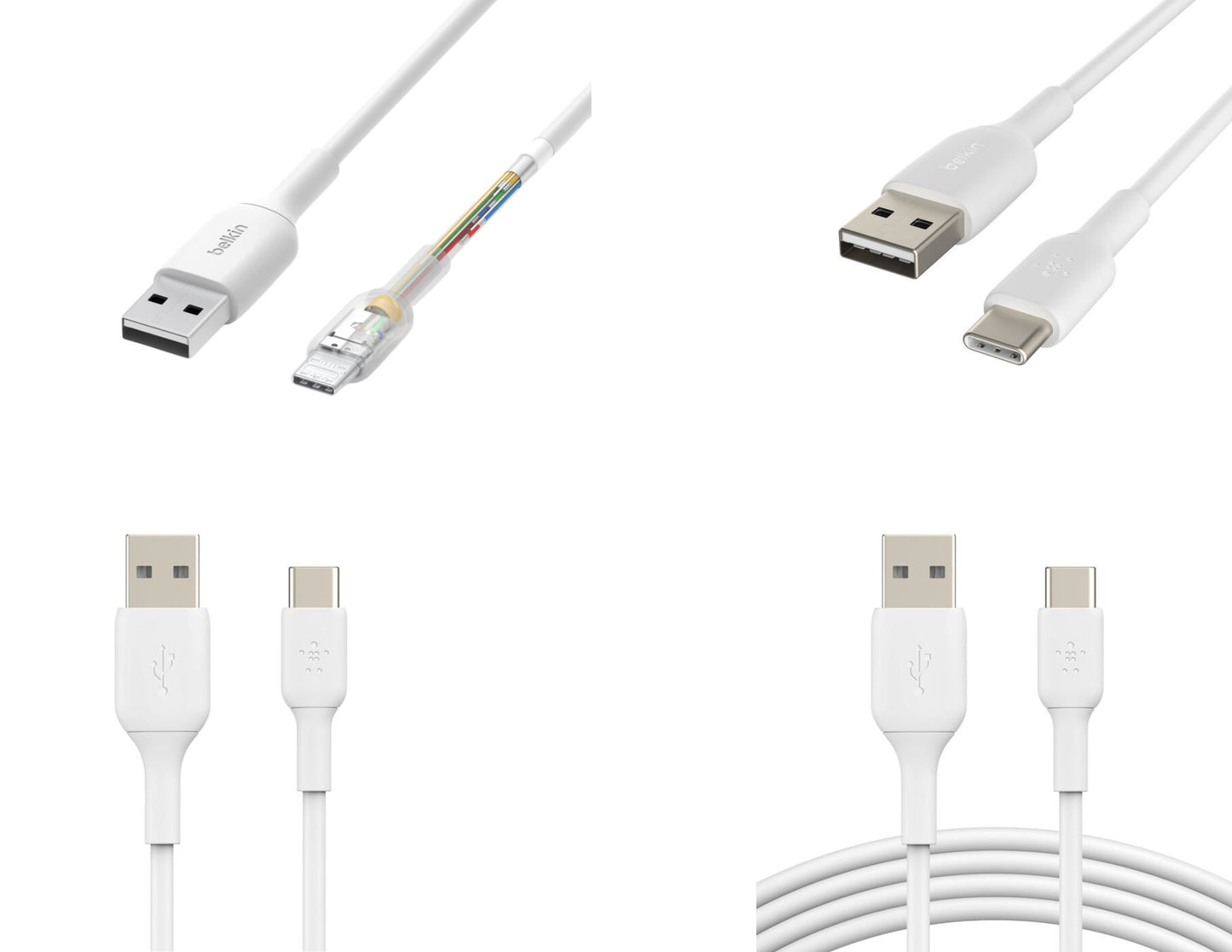 Belkin BoostCharge CAB001bt1M USB-A to USB-C cable 1m 15W black or white Thabthaba Store Qatar