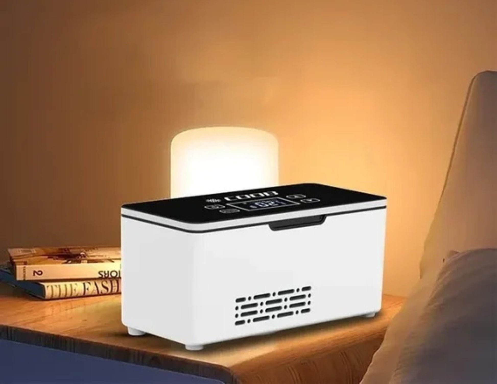 COOB rechargeable portable insulin and medicine cooler KB‑700, mini travel fridge for insulin pens, 0–18°C adjustable, LED display, 10600mAh battery, at Thabthaba Store Qatar