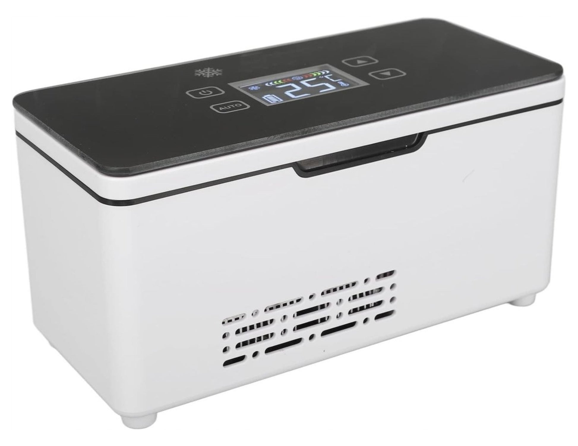 COOB rechargeable portable insulin and medicine cooler KB‑700, mini travel fridge for insulin pens, 0–18°C adjustable, LED display, 10600mAh battery, at Thabthaba Store Qatar