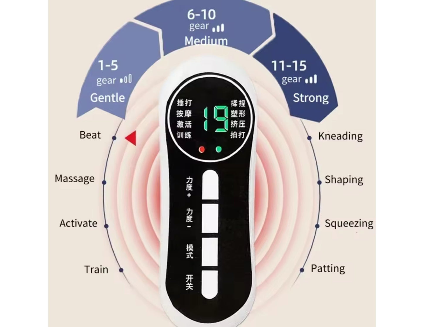 Digital physiotherapy massage shoes EMS acupressure sole with controller foot pain relief and wellness Qatar