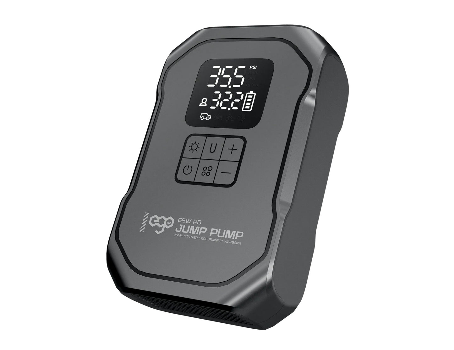 Ego JP‑8 Jump Pump 4in1 Jump Starter 65W Powerbank available in Qatar