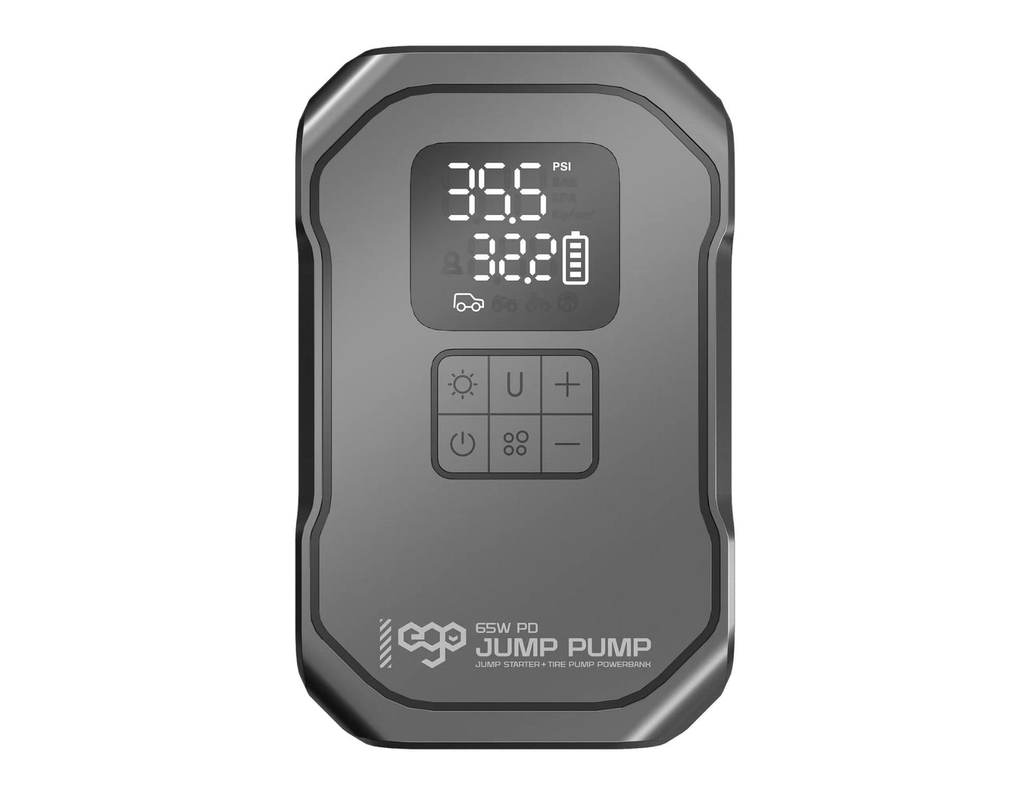 Ego JP‑8 Jump Pump 4in1 Jump Starter 65W Powerbank available in Qatar