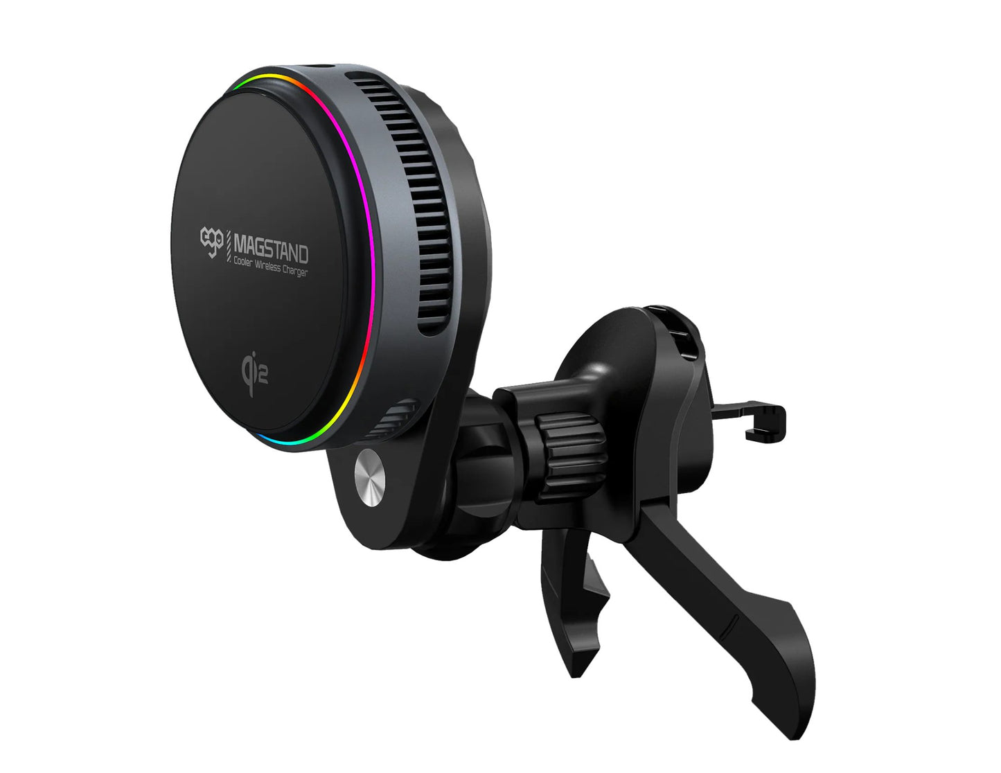 Ego MagStand3 double-sided magnetic QI2 wireless charger 15W fast charging with semiconductor cooling for Magsafe stands and car vent holders