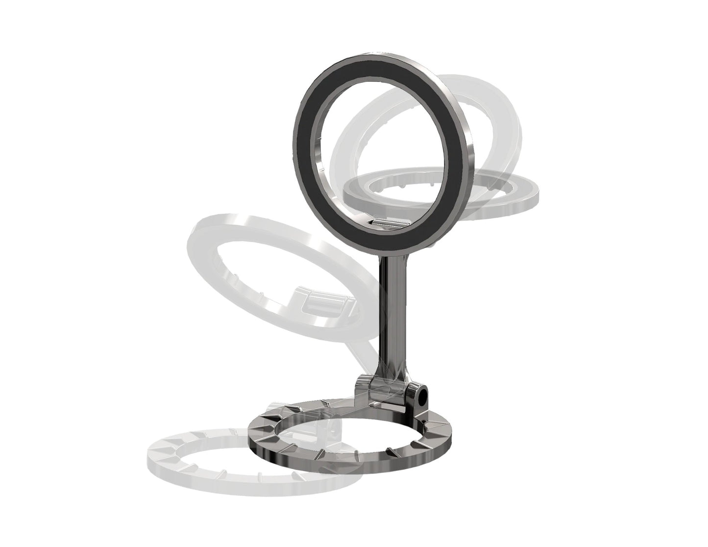 Ego MagStand3 double-sided magnetic QI2 wireless charger 15W fast charging with semiconductor cooling for Magsafe stands and car vent holders