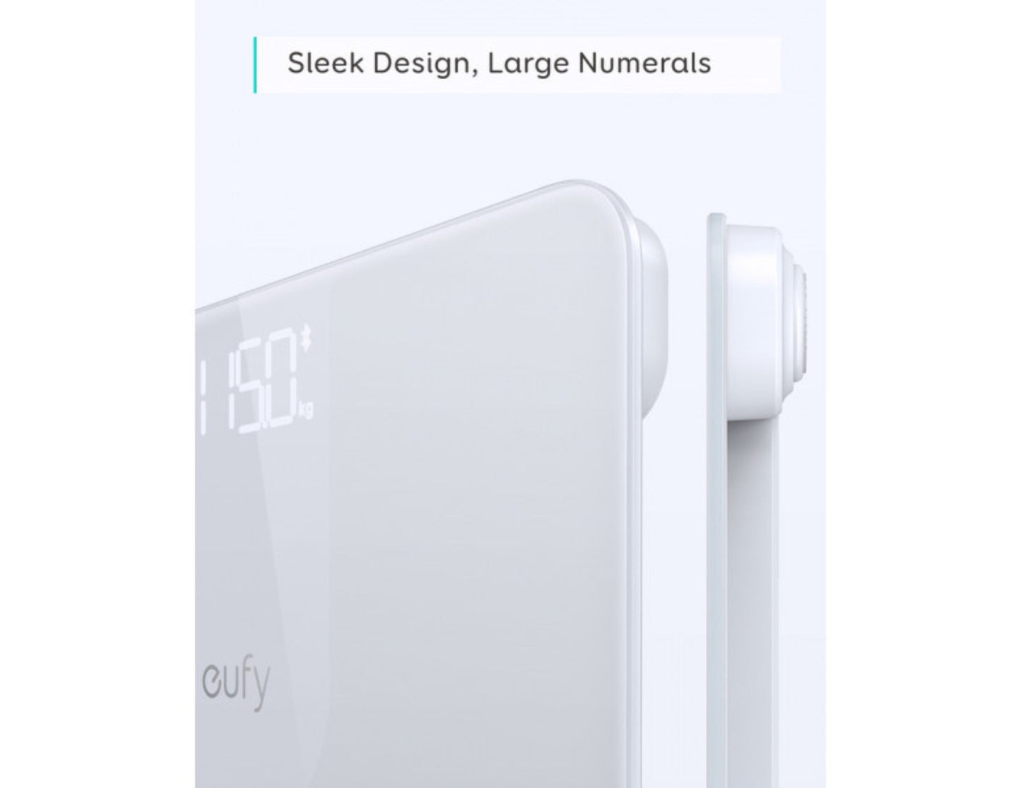 Eufy Smart Scale P1 T9147H21 White 14 metrics Bluetooth scale at Thabthaba Store Qatar.