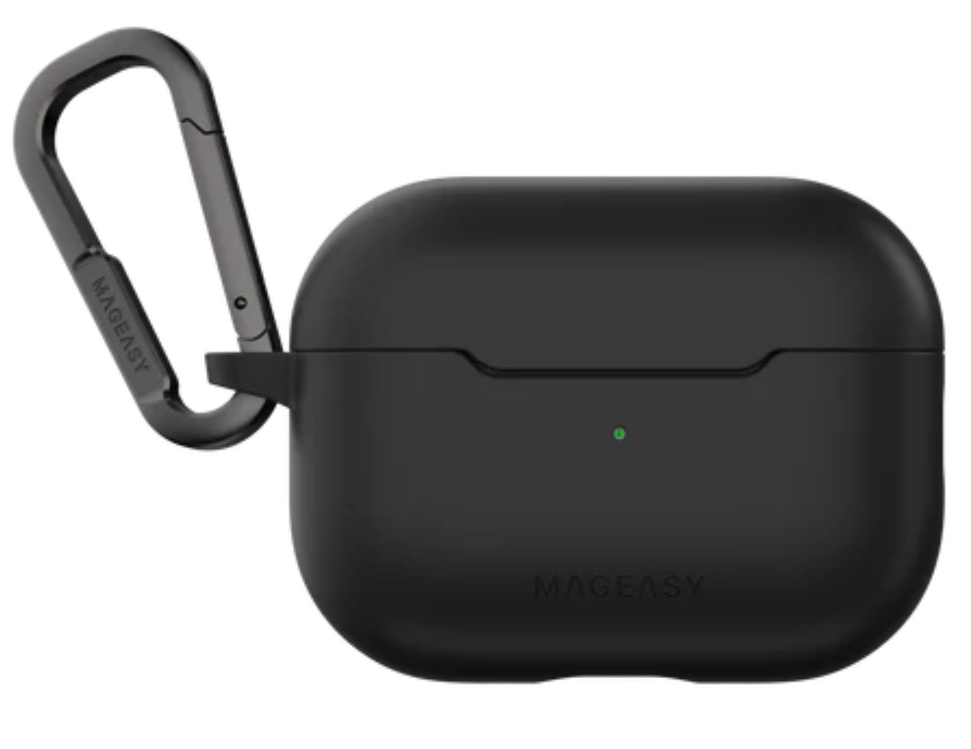 MagEasy Skin AirPods 1 & 2 Case in Black with shockproof TPU material.