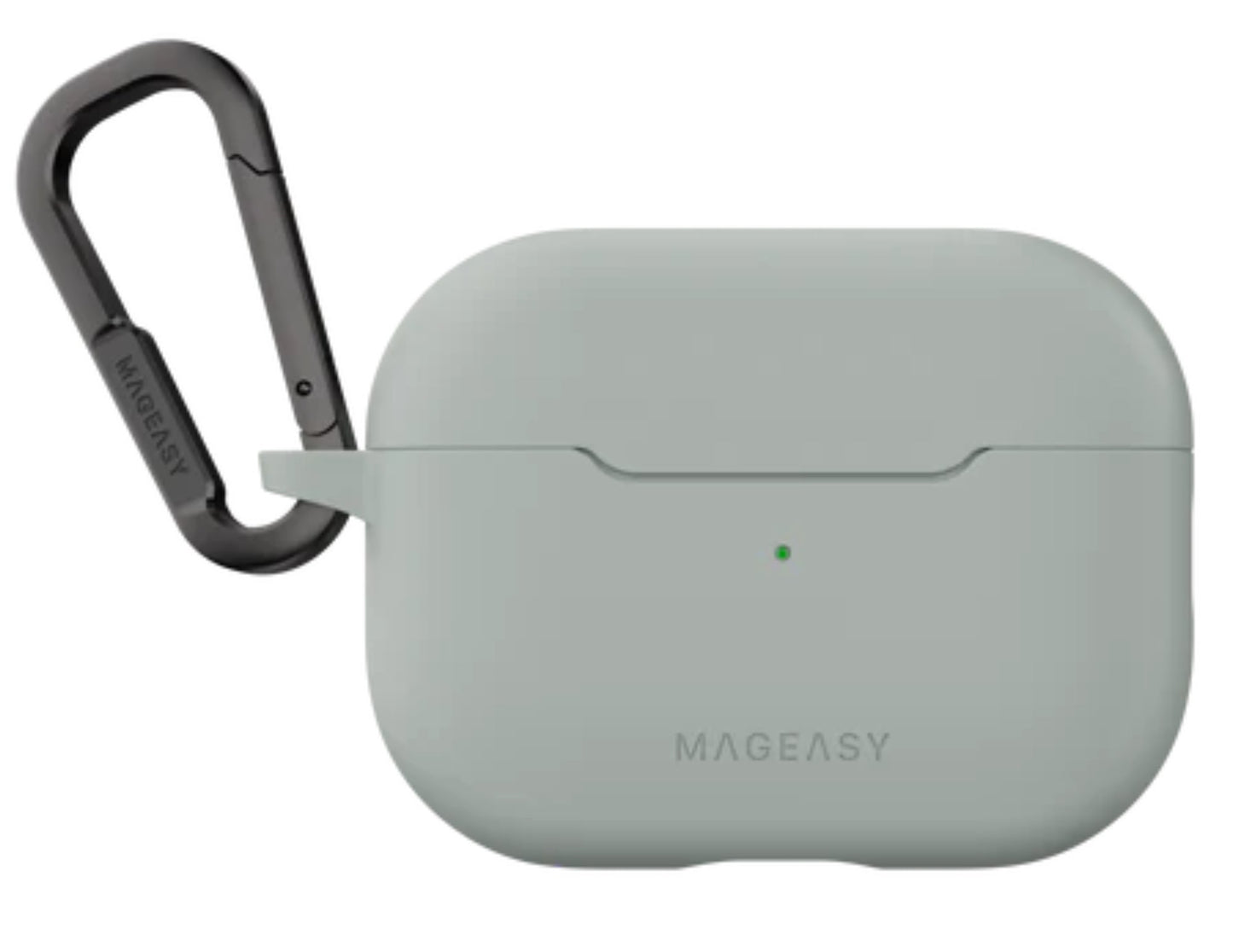 MagEasy Skin AirPods 1 & 2 Case in Mirage Gray with shockproof TPU material.
