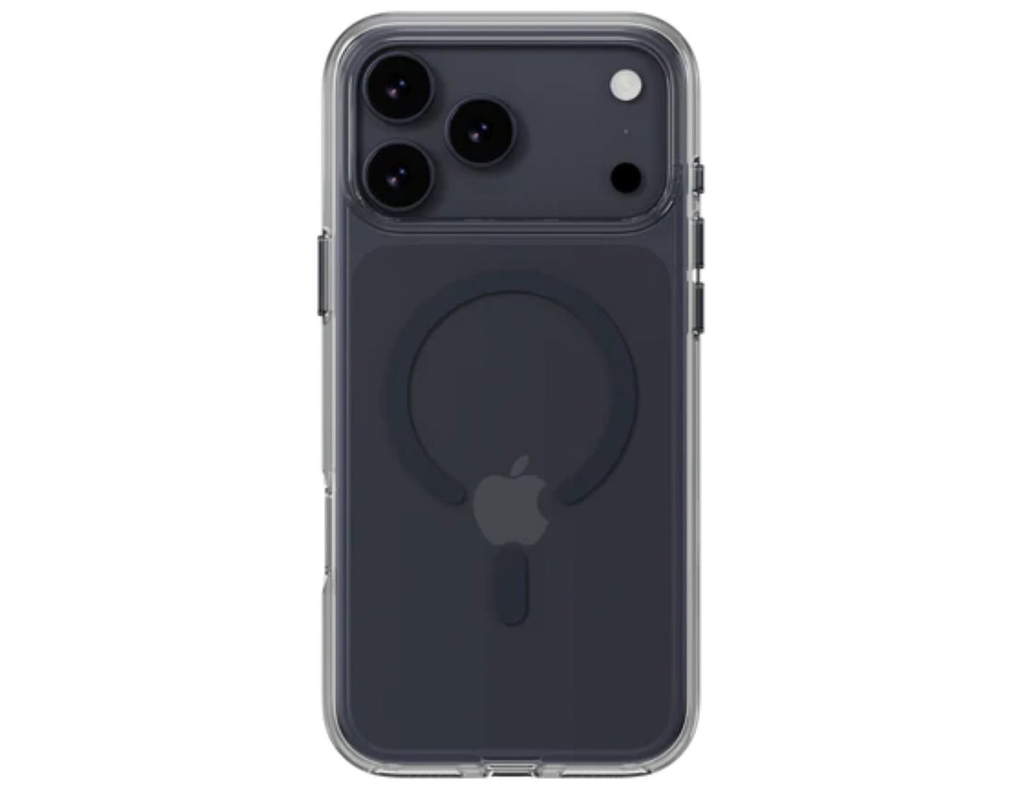 MagEasy Bright M Never Yellowing Protective Clear Case for iPhone 17 Series, MagSafe ring, metal buttons, 16ft drop-proof, anti-yellow, at Thabthaba Store Qatar
