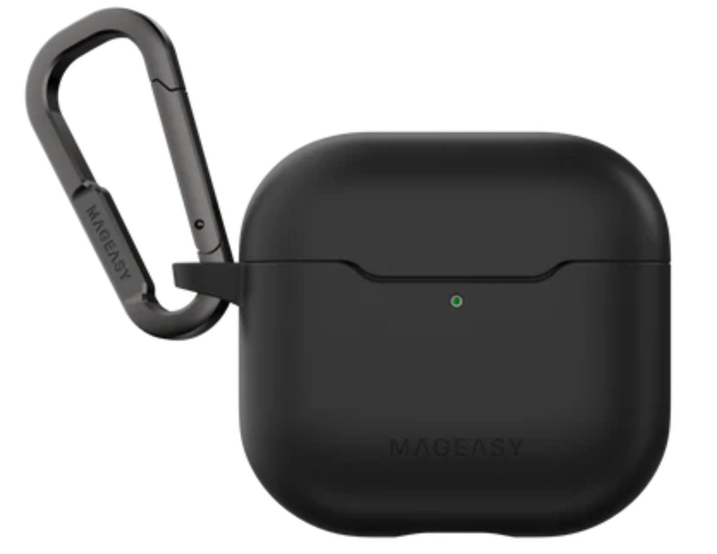 MagEasy Skin AirPods 4 Case | Black | Shockproof TPU Material | Secure Fit & Scratch Resistant.