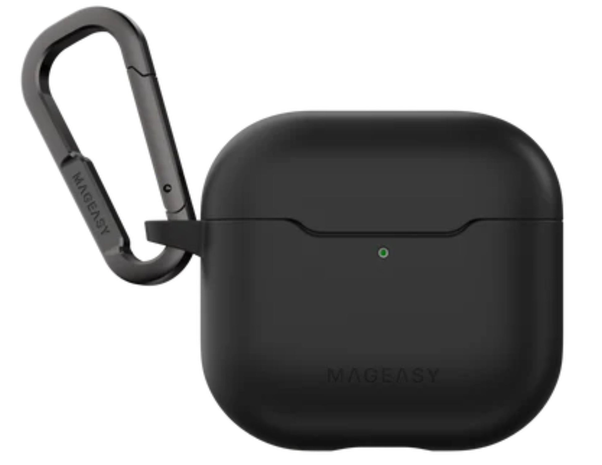 MagEasy Skin AirPods 4 Case | Black | Shockproof TPU Material | Secure Fit & Scratch Resistant.