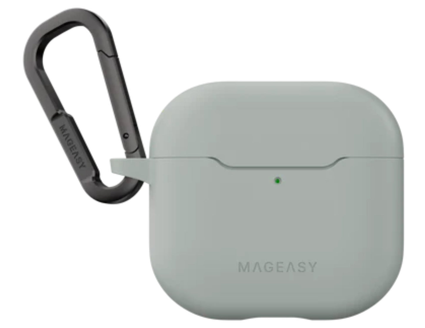 MagEasy Skin AirPods 4 Case | Mirage Gray | Shockproof TPU Material | Secure Fit & Scratch Resistant.