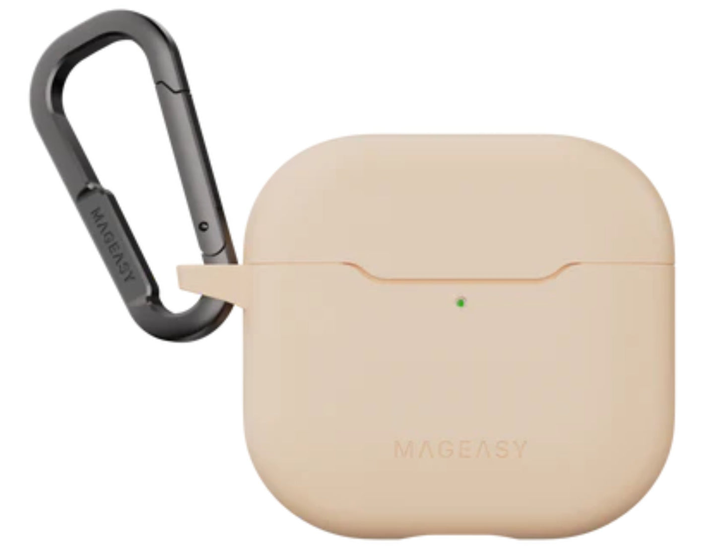MagEasy Skin AirPods 4 Case | Shell Pink | Shockproof TPU Material | Secure Fit & Scratch Resistant.
