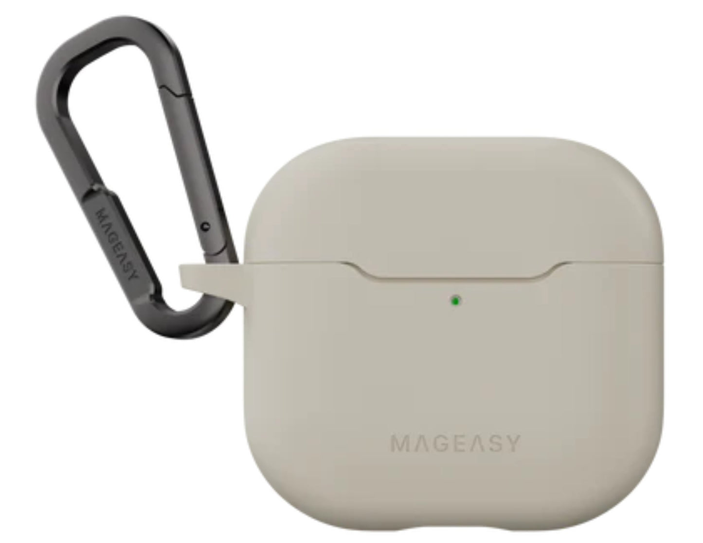 MagEasy Skin AirPods 4 Case | Starlight White | Shockproof TPU Material | Secure Fit & Scratch Resistant.