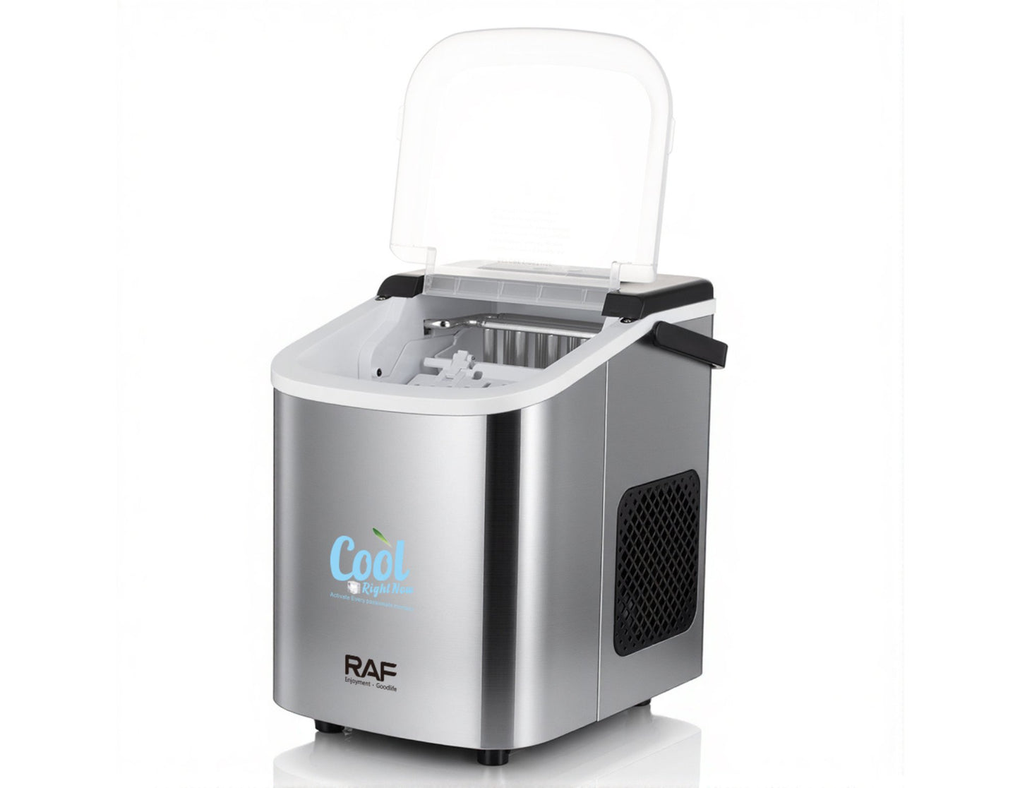 RAF R.0307 10kg Automatic Stainless Steel Ice Maker available in Qatar
