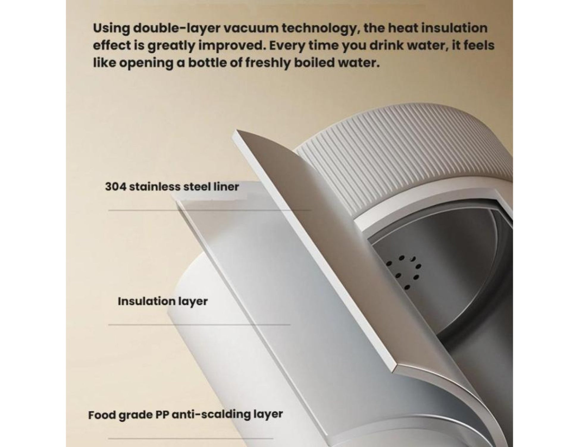 Rechargeable Kettle RK-3 27,000mAh Wireless Portable Stainless Travel Kettle Qatar