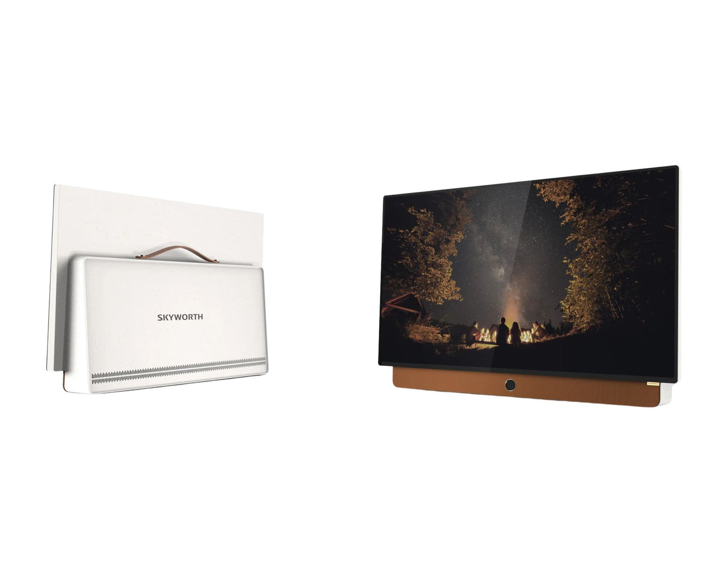 Skyworth Portable 24-inch Smart TV 24LP60G with Battery and Carrying Case available in Qatar