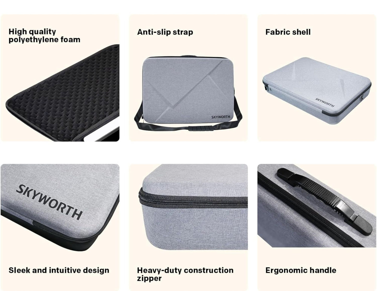 Skyworth Portable 24-inch Smart TV 24LP60G with Battery and Carrying Case available in Qatar