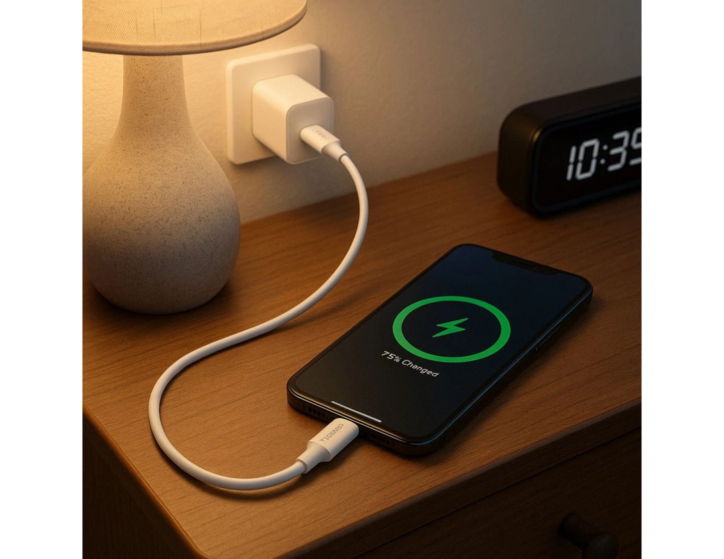 Ugreen USB-C to USB-C 100W PD fast charging cable 1M white at Thabthaba Store Qatar.