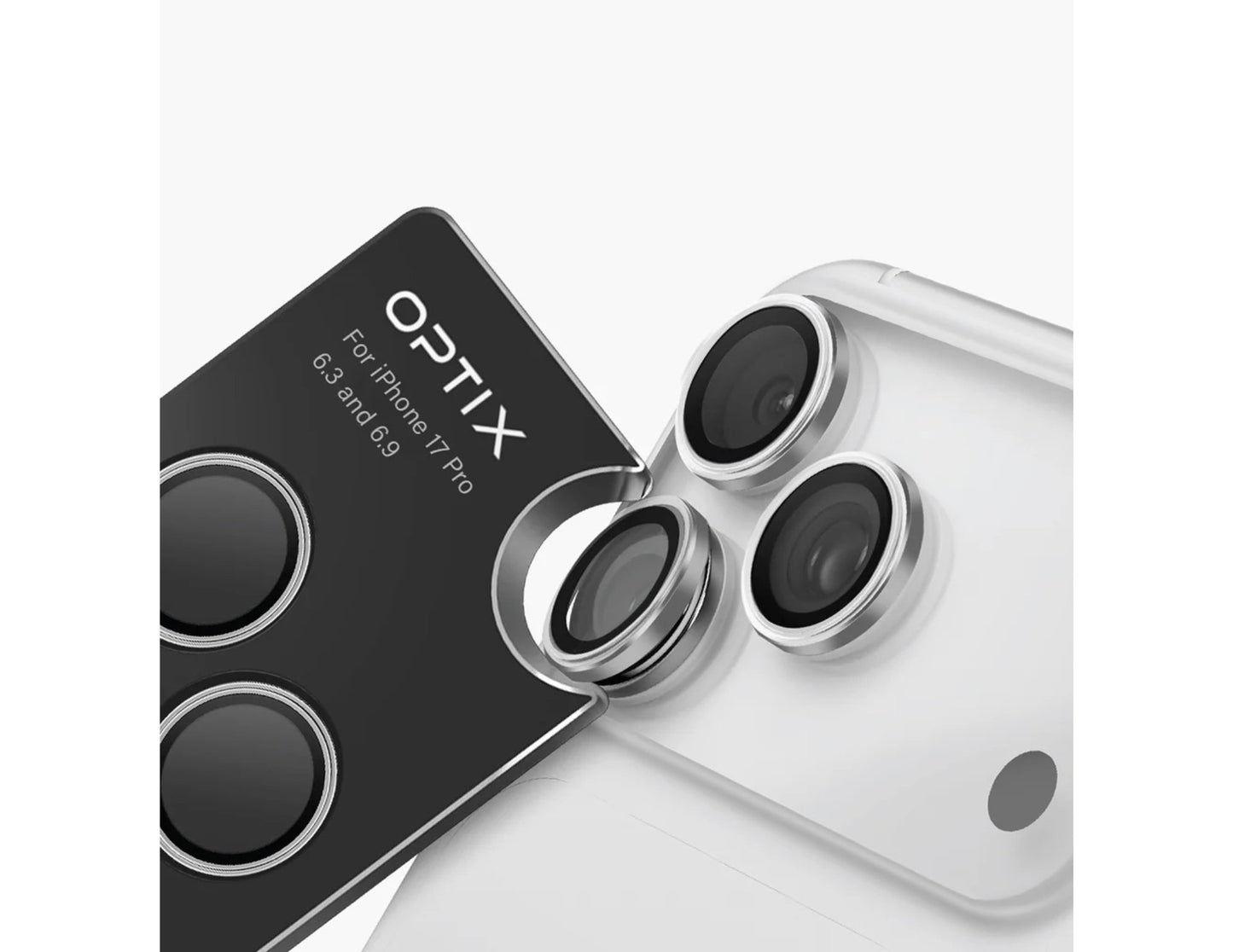 Uniq Optix Prime Sapphire camera lens protector for iPhone 17 Pro Thabthaba Store Qatar
