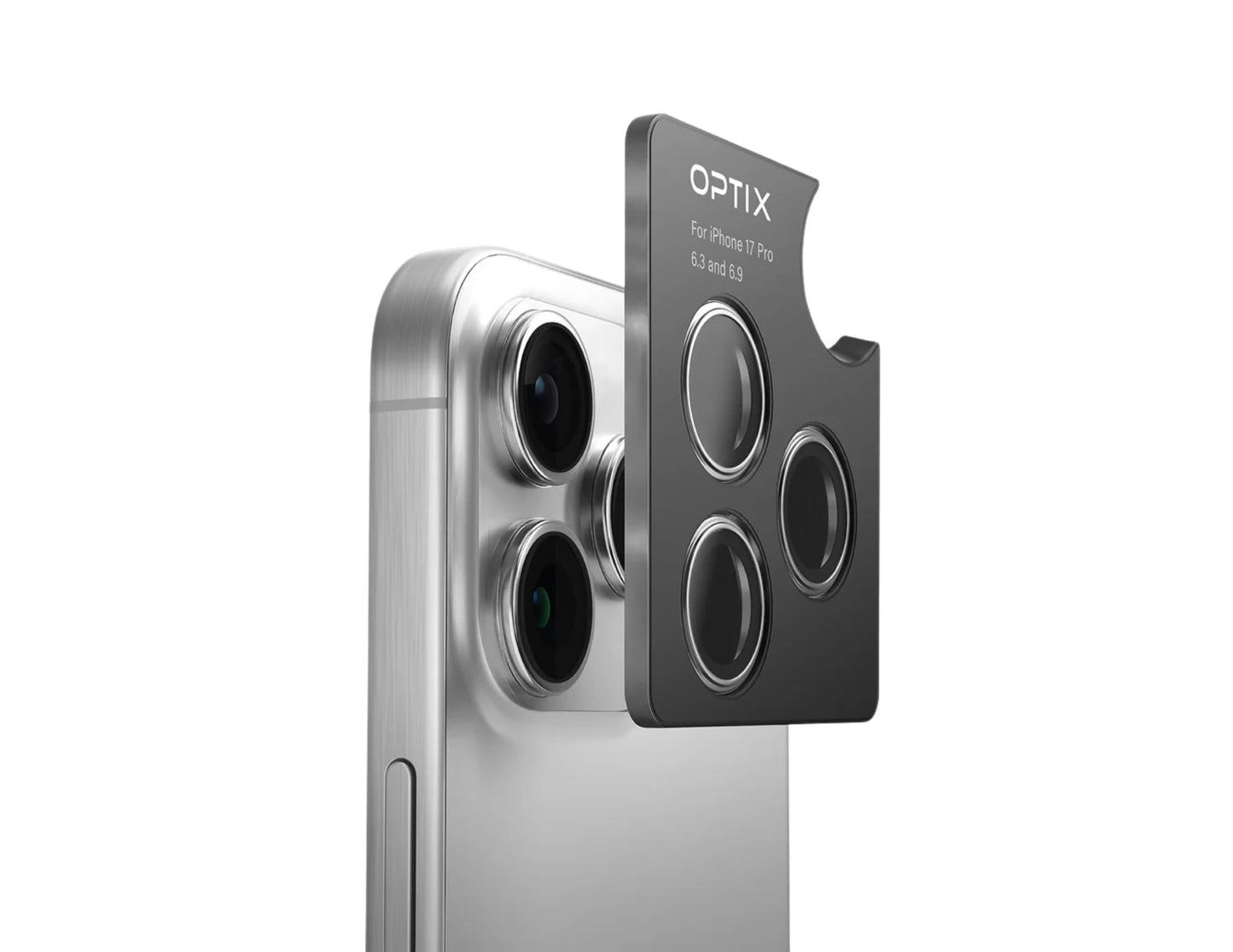Uniq Optix Prime Sapphire camera lens protector for iPhone 17 Pro Thabthaba Store Qatar