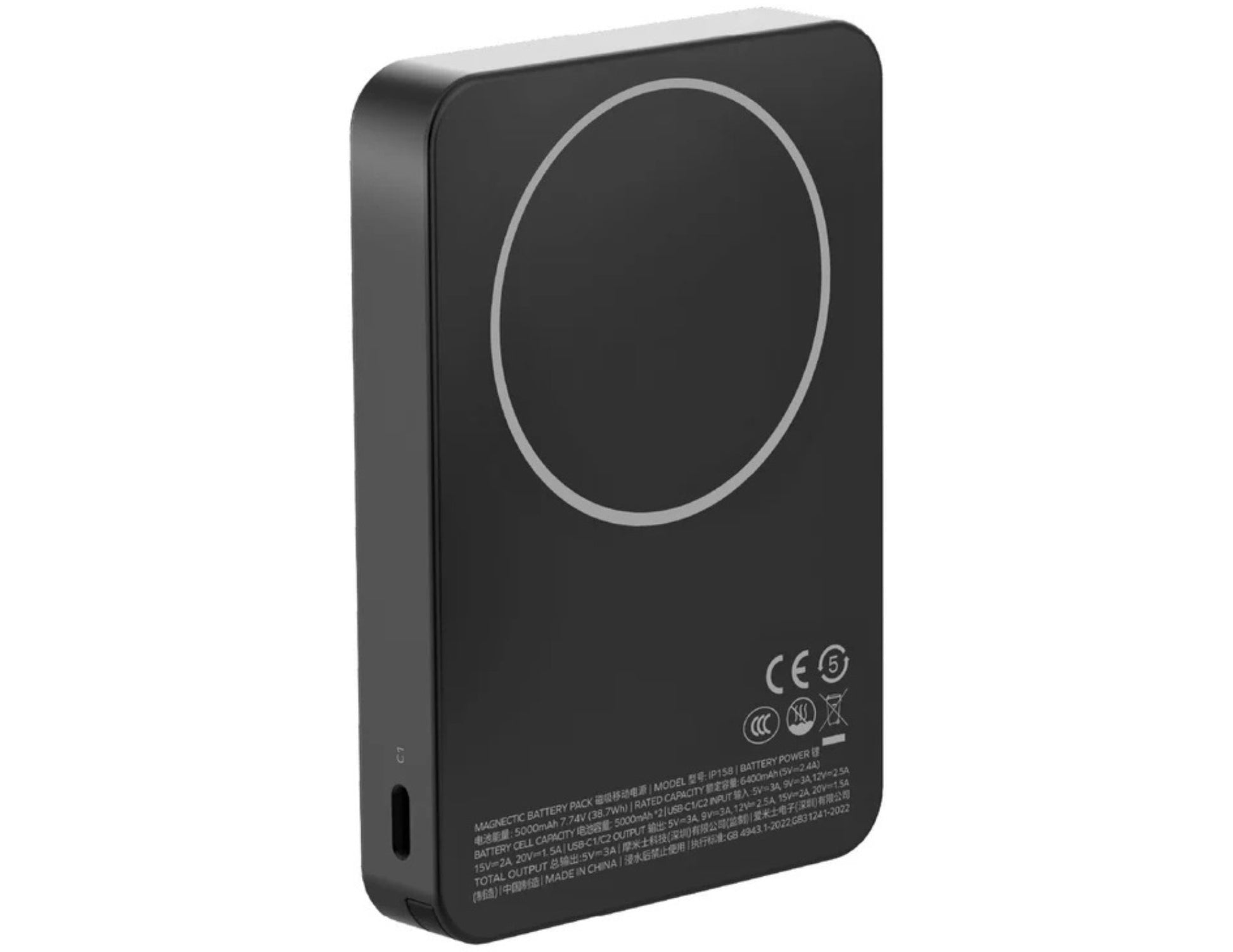 Momax F.Pass+ Magnetic Power Bank 10000mAh with USB-C Cable, 30W Fast Charging, Ultra-Compact