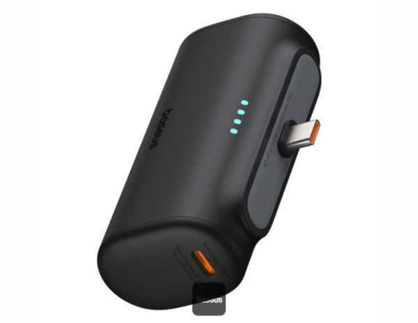 Baseus Compact Fast Charging Power Bank Type-C 5000mAh 20W Cluster Black P10068306113-00
