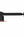 Black adjustable arm with a clamp on a white background