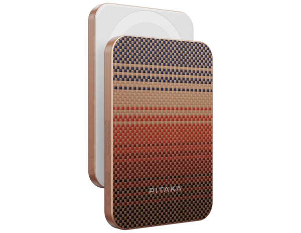 Pitaka MagEZ Power Bank (Qi2 15W) – 5000mAh Magnetic Wireless Charger | Aramid Fiber Design