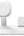 White Momax Q.Mag Pro 3 25W 3‑in‑1 MagSafe Wireless Charging Stand – UD26W on a white background