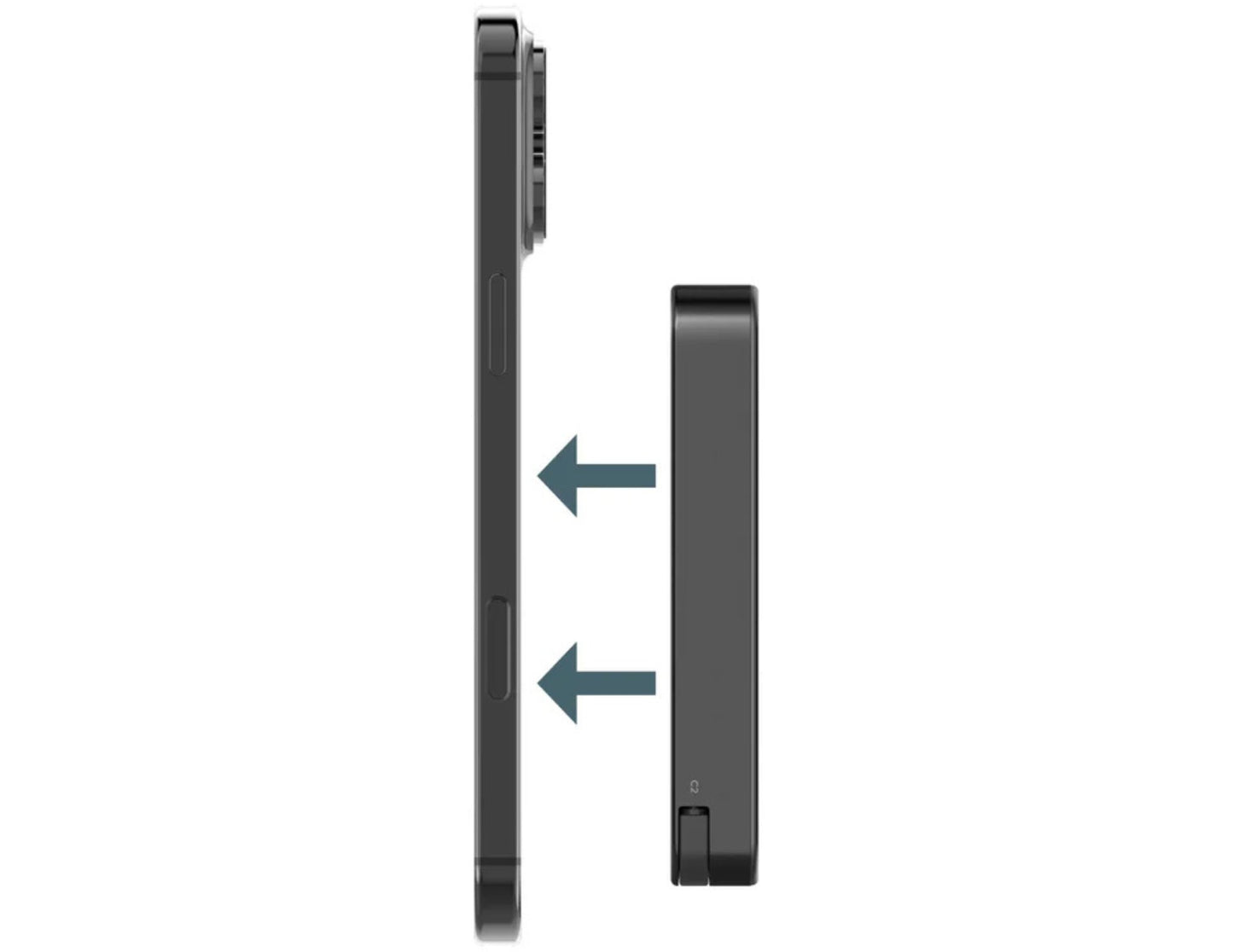 Momax F.Pass+ Magnetic Power Bank 10000mAh with USB-C Cable, 30W Fast Charging, Ultra-Compact