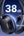 UGREEN headphones with 38 dB noise reduction on a blue background
