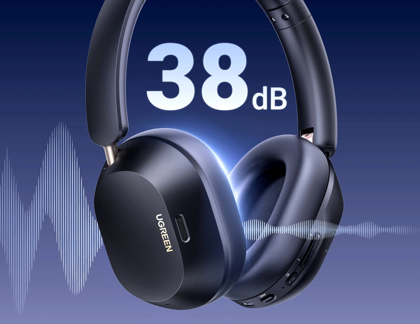 Ugreen HiTune Max5c Hybrid ANC Wireless Headphones – HP203