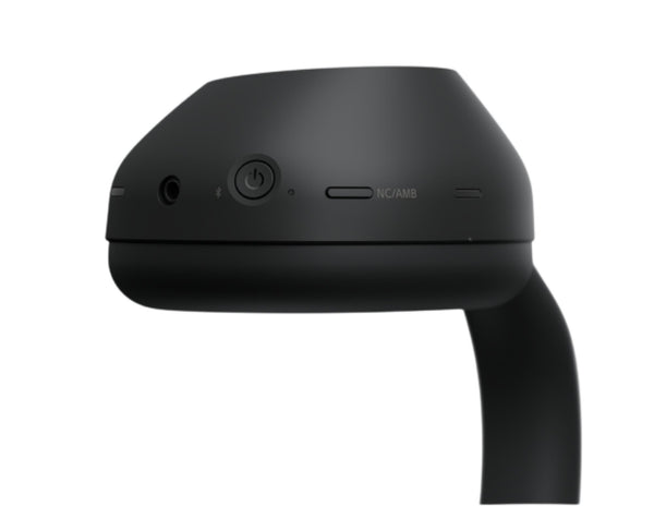Sony WH-1000XM6 Wireless Noise Canceling Headphones – Black on a white background
