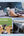 Collage of a person using a smartphone and laptop with different settings: desktop, outdoor camping, and in-vehicle.