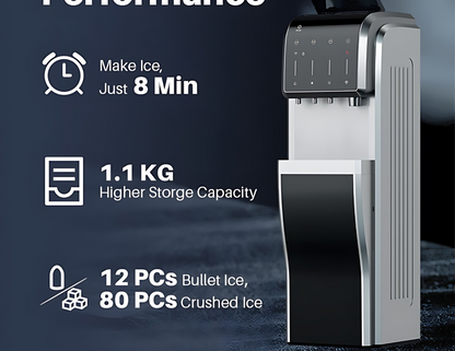 SVERIA 3-in-1 Water Dispenser & Ice Maker – Smart APP Control, YD-ZB001