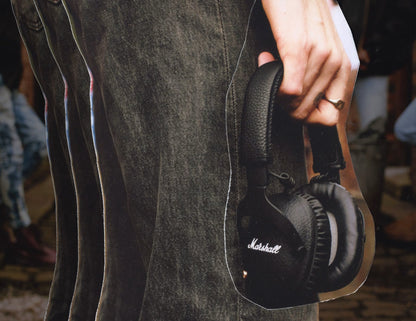 سماعات رأس لاسلكية Marshall Monitor II ANC سوداء اللون فوق الأذن
