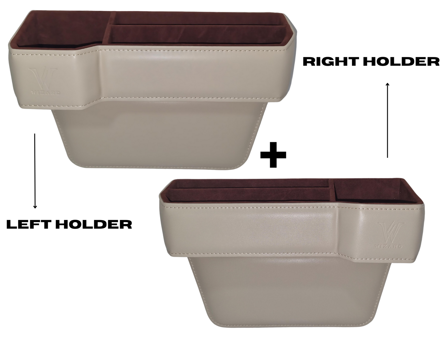 Wizard - Car Seat Seam Storage Box - Beige