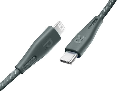 كابل RAVPower RP-CB1003 بطول 0.3 متر من النوع C إلى Lightning مضفر من النايلون - شحن سريع PD