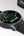 Smartwatch with a black strap on a white background