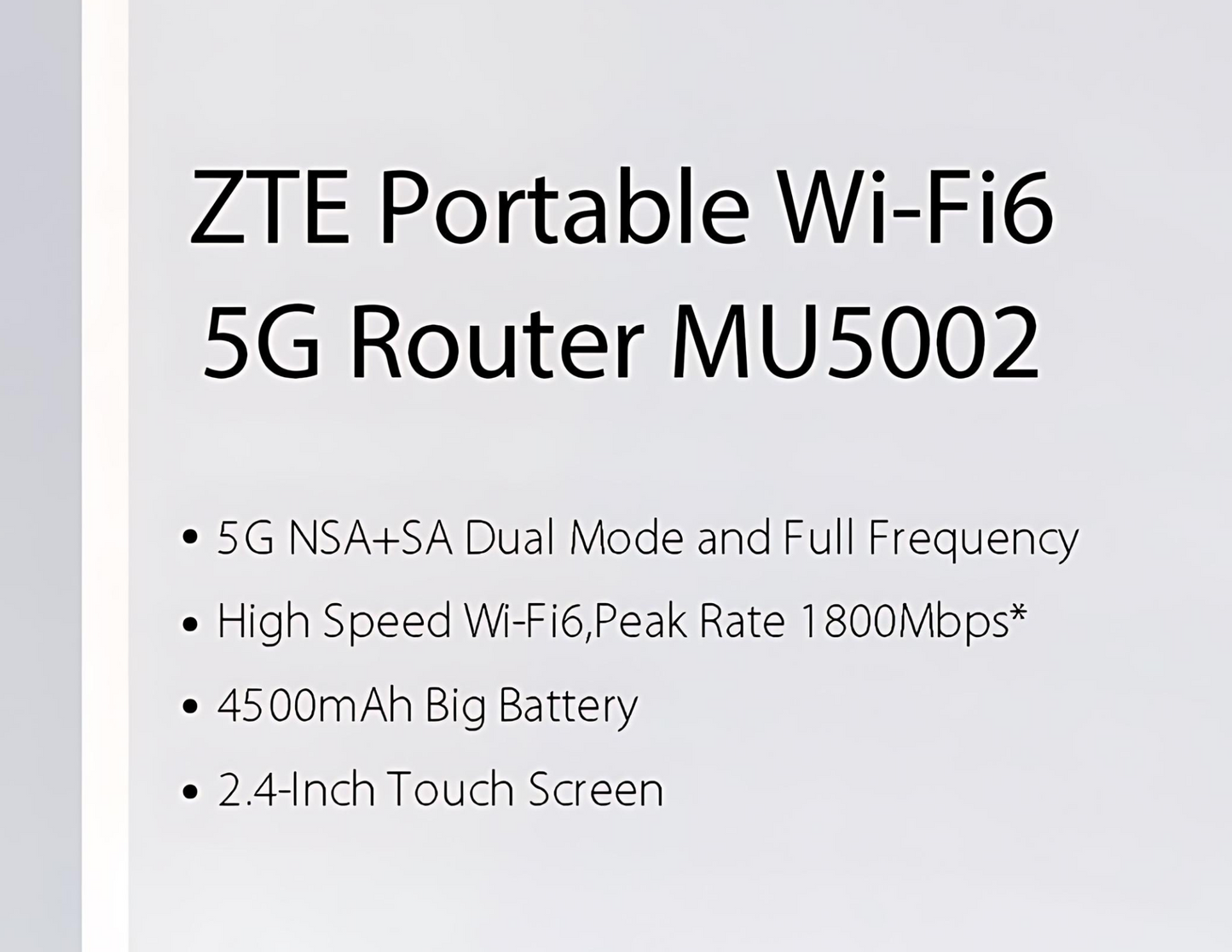 ZTE 5G Router MU5002 - THABTHABA STORE