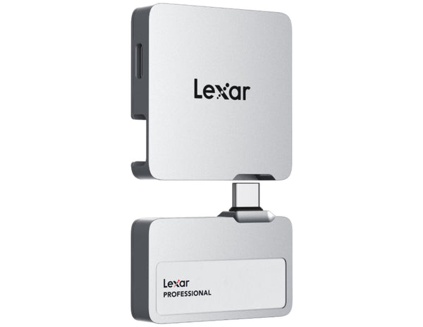 Lexar USB drive with a white background
