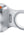 Telesin magnifying glass with light on a white background