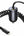 Baseus car charger with coiled cable on a white background